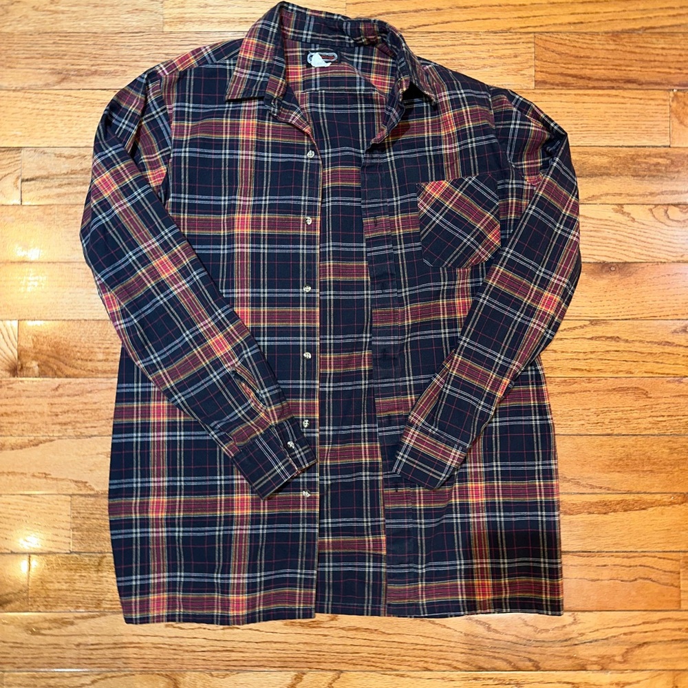 Classic Talk Plaid Button-Down Shirt